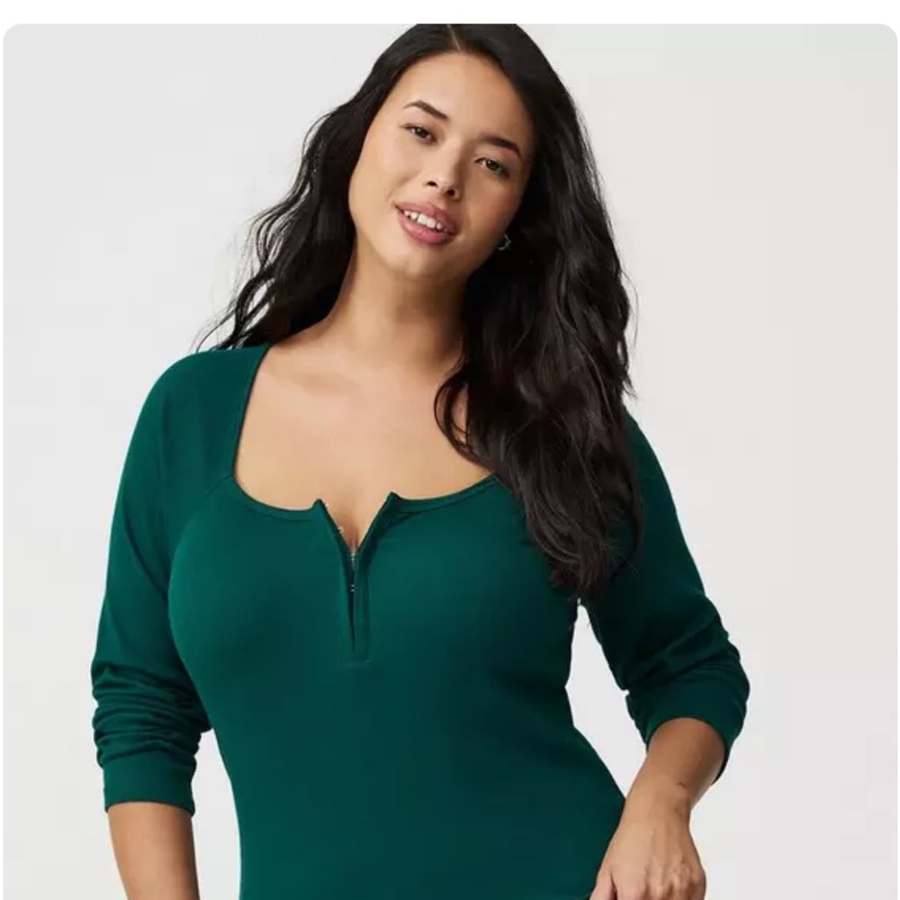 Torrid Botanical Garden Ribbed Top
